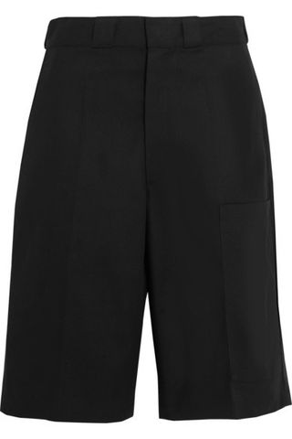 Vetements + Cotton-Blend Twill Shorts