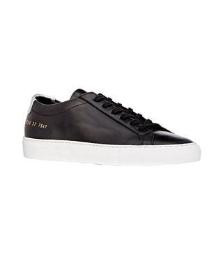 Common Projects + Leather Achilles Low-Top Sneakers