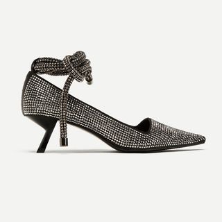 Zara + Shiny High Heel Court Shoes