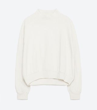 Zara + Cropped Sweatshirt