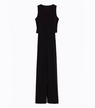 Zara + Crepe Jumpsuit