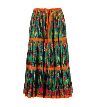 Vintage + 1970s Jungle Skirt