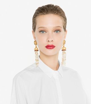 Uterqüe + Royal Pom Pom Earrings