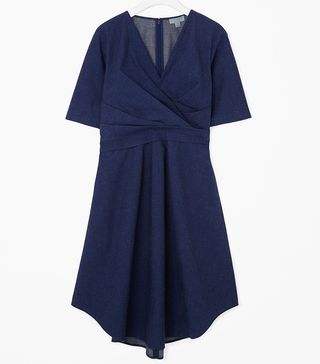 COS + Cross-Over Drape Dress