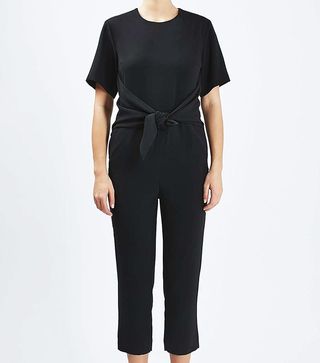 Topshop Boutique + Tie-Front Jumpsuit