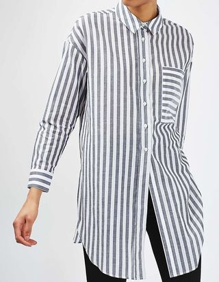 Topshop Boutique + Stripe Tunic Shirt