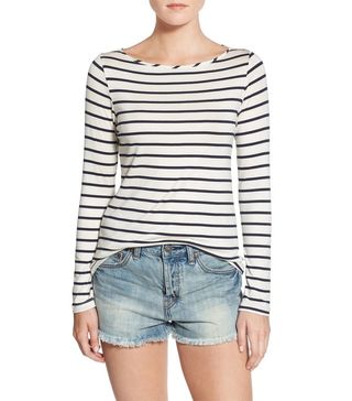 Nordstrom + Francis Nautical Long Sleeve Top