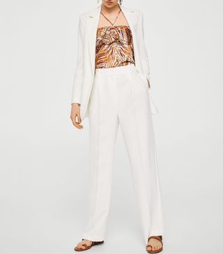 Mango + Pleat Detail Trousers