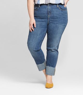 Universal Thread + Roll Cuff Straight Jeans