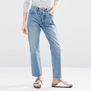 ASOS + Authentic Straight Leg Jeans