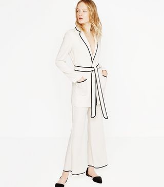 Zara + Belted Blazer