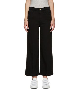Frame Denim + Black Le Capri Crop Jeans