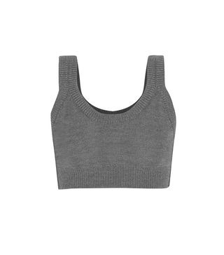 Calvin Klein Collection + Baptista Cropped Wool Top