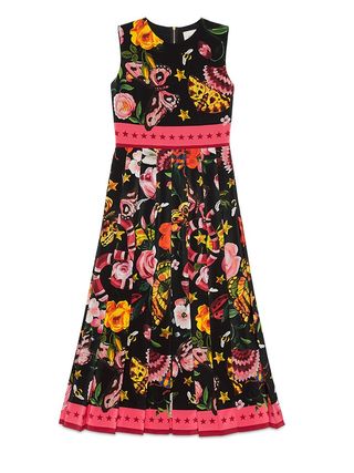 Gucci + Gucci Garden Exclusive Silk Dress