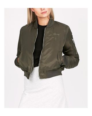 Stussy + luxe bomber #2 khaki