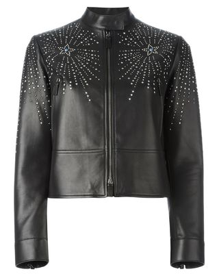 Valentino + star studded jacket