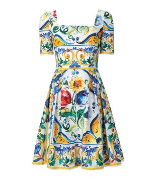 Dolce & Gabbana + Majolica Print Dress