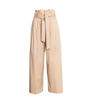 H&M + Wide Trousers With a Belt