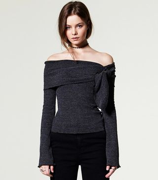 Storets + Aina Ribbed Off-The-Shoulder Top