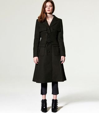 Storets + Dona Bustier Long Coat