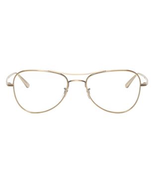Oliver Peoples x The Row + Gold Executive Suite Optical Glasses