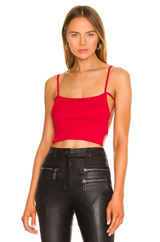 Superdown + Lily Strappy Knit Top