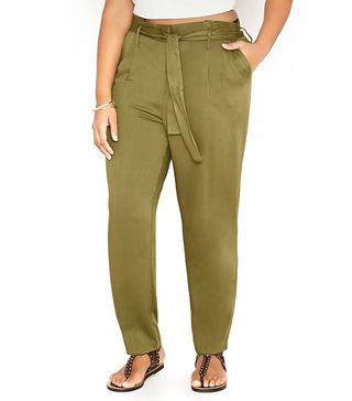 Forever 21 + Plus Size Belted Pants