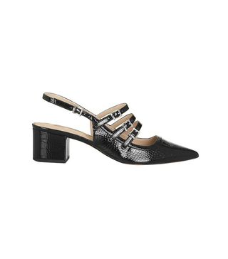 Topshop + Java Croc Sling-Back Shoes