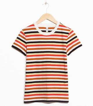 & Other Stories + Striped Organic Cotton Tee