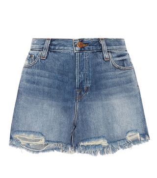 J Brand + Ivy Distressed Denim Shorts