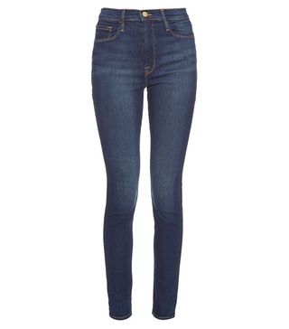 Frame Denim + Ali High-Rise Skinny Jeans