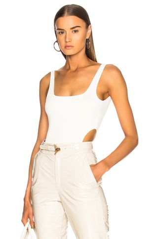 Zeynep Arcay + Cutout Knit Bodysuit