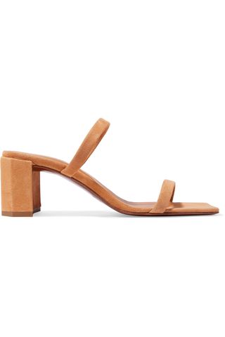 By Far + Tanya Suede Sandals
