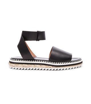 Givenchy + Leather Rodha Flat Sandals