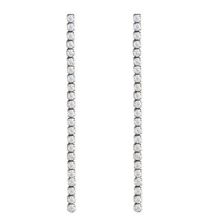 Selovo + Statement Dangle Chain Line Earrings