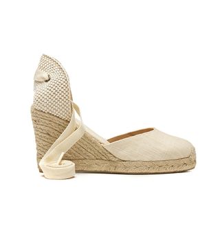 Soludos + Linen Tall Wedge