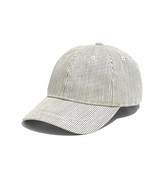 Madewell + Baseball Cap in Railroad Stripe