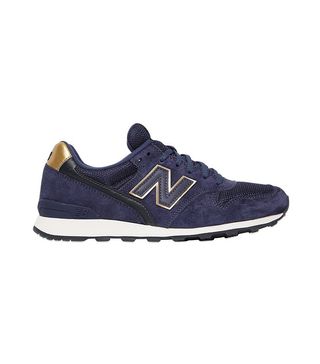 New Balance + Suede and Mesh Sneakers