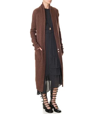 Tibi + Mohair Cozy Long Cardigan