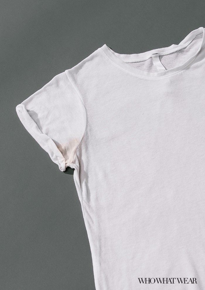 How to Get Rid of Yellow Underarm Stains in 20 Seconds Flat Who What Wear