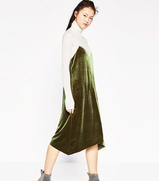 Zara TRF + Velvet Dress