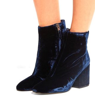 Sam Edelman + Velvet Ankle Boots