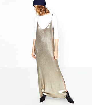 Zara + Long Shiny Dress