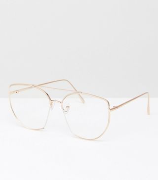 ASOS + Geeky Glasses With Clear Lens