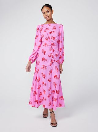 Kitri + Dorothy Pink Floral Maxi Dress