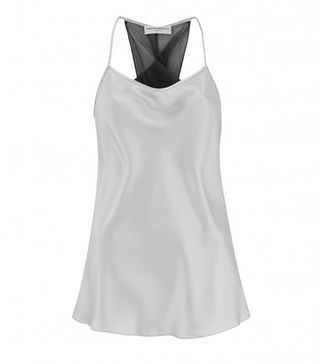 Amanda Wakeley + Arch Silver Twist Back Top