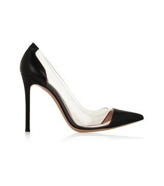 Gianvito Rossi + Leather and Pvc Pumps