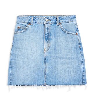 Topshop + Tall Denim Mini Skirt