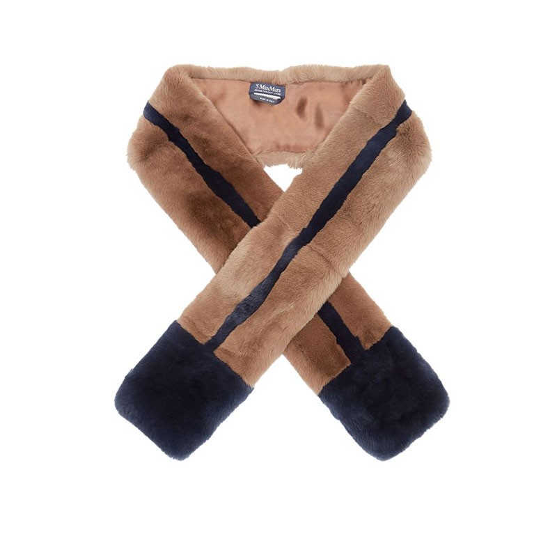 Max Mara + Silva Two Tone Stole