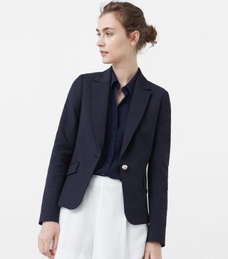 Mango + Structured Cotton Blazer